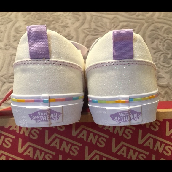 VANS ASHER UNICORN GLITTER SLIP ON - Picture 2 of 10